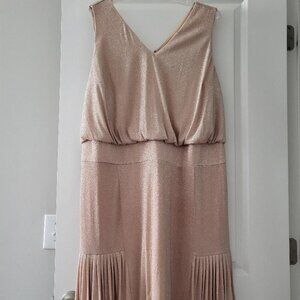 Midnight Velvet Tea Length Cocktail Formal Sheath Dress